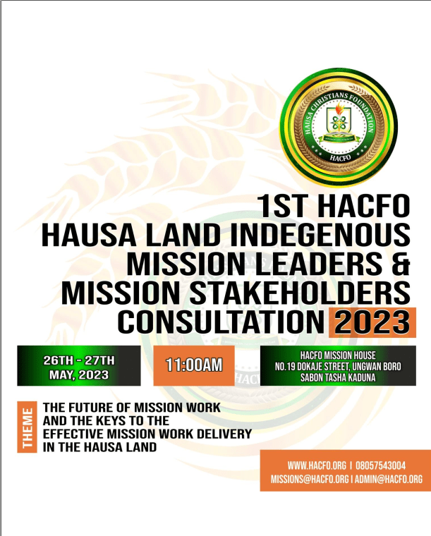 1st HACFO Hausa Land Indigenous Mission Leaders and Mission Stakeholders Consultation 2023